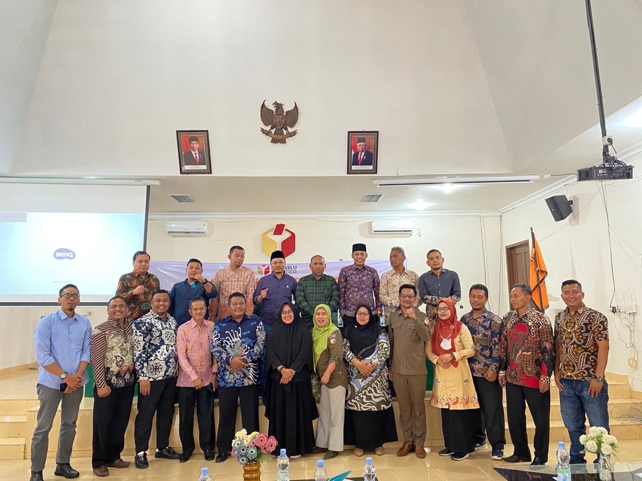 Bawaslu Inhil Ikuti Rakor Di tingkat Provinsi