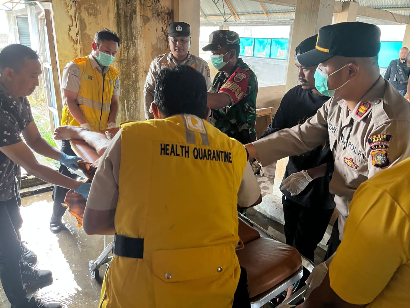 Mayat yang Ditemukan di Pasar Rakyat Tembilahan Miliki Penyakit Sesak Nafas