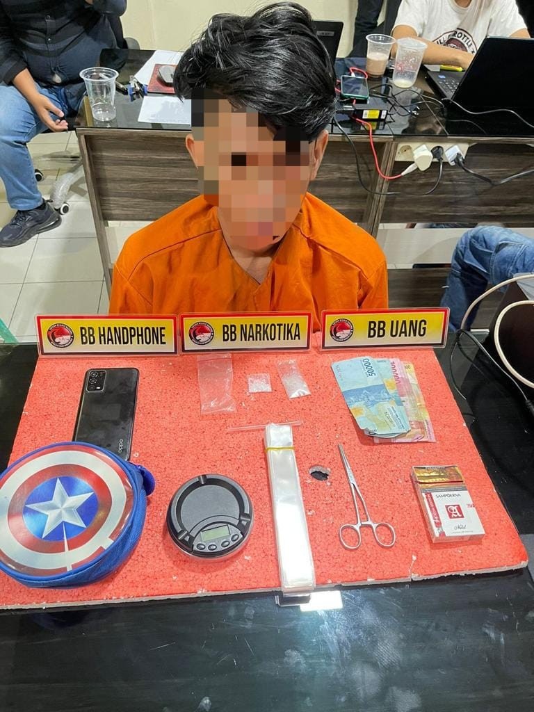 Dua Pengedar Sabu Berhasil Ditangkap SatRes Narkotika Polres Inhil