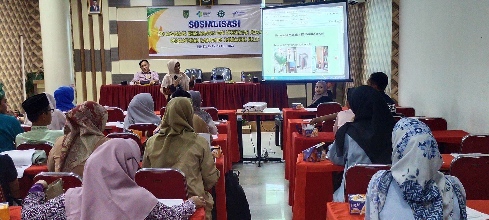 Galeri Dinkes Inhil Gelar Sosialisasi K3