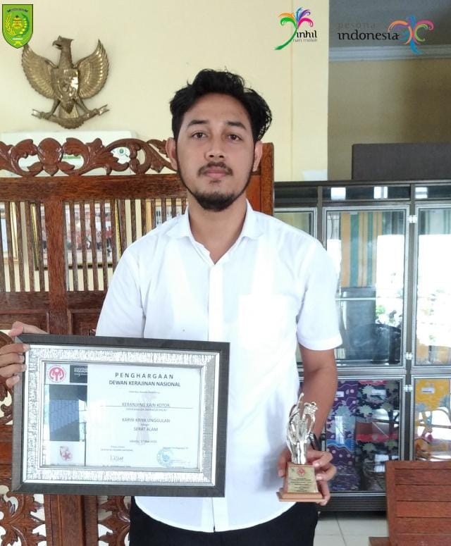 Ini Bukti Anyaman Pandan Buatan Pengrajin Lokal Inhil Berkualitas, Sabet Penghargaan Tingkat Nasional 